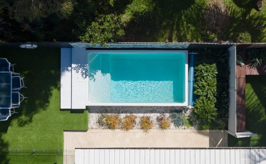 concrete plunge pool